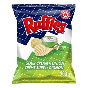 Ruffles Sour Cream & Onion - 28g mini bag