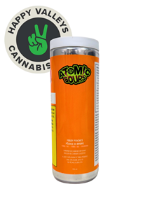 XMG Atomic Sours - Foggy Peaches - 10mg THC