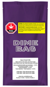 Dime Bag - Spicy Pocket Puffs PR - 4x0.5g